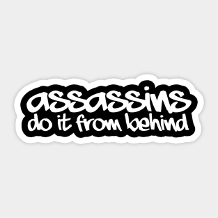 STICK THIS: ASSASSINS Sticker